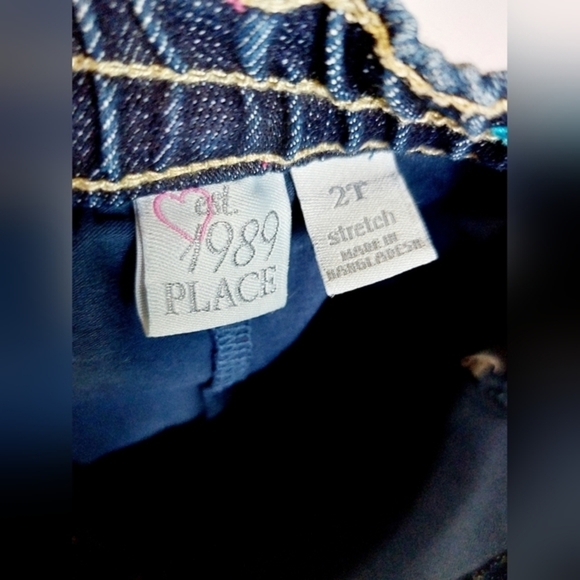 Est 1989 2T denim skirt with built in shorts - Picture 5 of 5